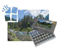 puzzleYOU : Smart Sorted® | Puzzle Photo 1000 pièces « Beau Paysage de la vallée du Marcadau dans Les Pyrénées françaises, Voyage à Cauterets, France. »