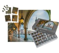 puzzleYOU : Smart Sorted® | Puzzle Photo 1000 pièces « Belle Place du marché de Cracovie, Pologne »
