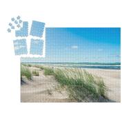 puzzleYOU : Smart Sorted® | Puzzle Photo 1000 pièces « Belle Plage de Sable d'Yyteri en été, Pori, Finlande »