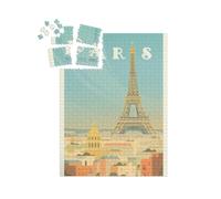 puzzleYOU : Smart Sorted® | Puzzle Photo 1000 pièces « Belle Vue de Paris avec des bâtiments historiques »
