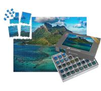 puzzleYOU : Smart Sorted® | Puzzle Photo 1000 pièces « Bora Bora Vue aérienne Panorama Paysage Polynésie française »