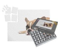 puzzleYOU : Smart Sorted® | Puzzle Photo 1000 pièces « Bouledogue français couché et détendu »