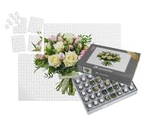 puzzleYOU : Smart Sorted® | Puzzle Photo 1000 pièces « Bouquet de Roses et de freesias »
