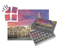 puzzleYOU : Smart Sorted® | Puzzle Photo 1000 pièces « Bruxelles, Belgique : la Grand-Place sous Un Beau Lever de Soleil »