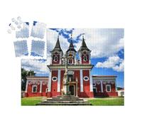 puzzleYOU : Smart Sorted® | Puzzle Photo 1000 pièces « Calvaire Baroque, Chapelle à Presov, Slovaquie »