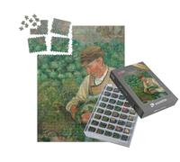puzzleYOU : Smart Sorted® | Puzzle Photo 1000 pièces « Camille Pissarro - Le Jardinier - Vieux Paysan aux Herbes »