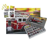puzzleYOU : Smart Sorted® | Puzzle Photo 1000 pièces « Camion de Pompiers en Action »