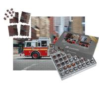 puzzleYOU : Smart Sorted® | Puzzle Photo 1000 pièces « Camion de Pompiers en Route pour Une Intervention à NYC »