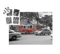 puzzleYOU : Smart Sorted® | Puzzle Photo 1000 pièces « Camion des Pompiers de New York en Action »