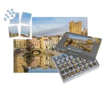 puzzleYOU : Smart Sorted® | Puzzle Photo 1000 pièces « Canal de la Robine à Narbonne, Languedoc-Roussillon - France »
