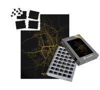 puzzleYOU : Smart Sorted® | Puzzle Photo 1000 pièces « Carte de Belfort, France - Carte de Belfort Ville d'or Poster Art Mural Home Decor Ready to Printable »
