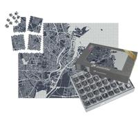 puzzleYOU : Smart Sorted® | Puzzle Photo 1000 pièces « Carte vectorielle de la Ville de Copenhague, Danemark »