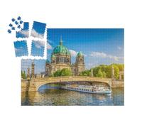 puzzleYOU : Smart Sorted® | Puzzle Photo 1000 pièces « Cathédrale de Berlin et île aux musées sur la Spree, Berlin, Allemagne »