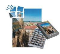 puzzleYOU : Smart Sorted® | Puzzle Photo 1000 pièces « Cathédrale Saint-Étienne dans la Vieille Ville de Vienne »