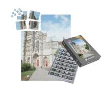 puzzleYOU : Smart Sorted® | Puzzle Photo 1000 pièces « Cathédrale Saint-Étienne d'Auxerre en Bourgogne, France »