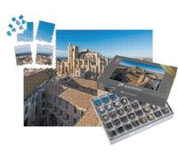 puzzleYOU : Smart Sorted® | Puzzle Photo 1000 pièces « Cathédrale Saint Just et Saint Pasteur à Narbonne, Languedoc-Roussillon-Midi-Pyrénées, France »