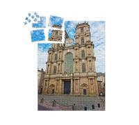 puzzleYOU : Smart Sorted® | Puzzle Photo 1000 pièces « Cathédrale Saint-Pierre dans Le Centre-Ville de Rennes, région Bretagne, France. »