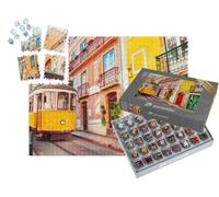 puzzleYOU : Smart Sorted® | Puzzle Photo 1000 pièces « Célèbre Tramway Ancien dans la Rue à Lisbonne, Portugal »