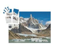 puzzleYOU : Smart Sorted® | Puzzle Photo 1000 pièces « Cerro Torre, Parc National de Los Glaciares, Patagonie, Argentine »