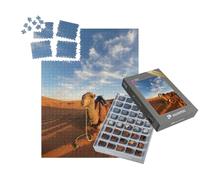 puzzleYOU : Smart Sorted® | Puzzle Photo 1000 pièces « Chameau dans Le désert du Sahara marocain »