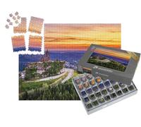 puzzleYOU : Smart Sorted® | Puzzle Photo 1000 pièces « Chapelle Saint-Léonard sur Le Rocher du Dabo dans Les Vosges - Moselle, France »