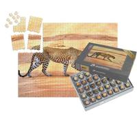 puzzleYOU : Smart Sorted® | Puzzle Photo 1000 pièces « Chasse au léopard en Afrique »