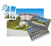 puzzleYOU : Smart Sorted® | Puzzle Photo 1000 pièces « Château d'Ambras Innsbruck, Tyrol, Autriche »