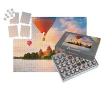 puzzleYOU : Smart Sorted® | Puzzle Photo 1000 pièces « Château de Briques Rouges sur Trakai, Lituanie »
