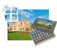 puzzleYOU : Smart Sorted® | Puzzle Photo 1000 pièces « Château de Lednice par Une journée d'été ensoleillée, Moravie, République tchèque »