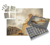 puzzleYOU : Smart Sorted® | Puzzle Photo 1000 pièces « Château de Versailles - Vue de la Porte Dorée du Palais. Résidence Royale près de Paris »