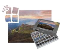 puzzleYOU : Smart Sorted® | Puzzle Photo 1000 pièces « Château de Visegrad par Un Beau Matin d'hiver, Hongrie »