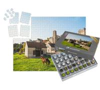 puzzleYOU : Smart Sorted® | Puzzle Photo 1000 pièces « Château-Landon, département de Seine-et-Marne en région Ile-de-France, France »