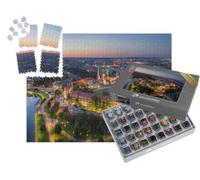 puzzleYOU : Smart Sorted® | Puzzle Photo 1000 pièces « Château Royal de Wawel au Coucher du Soleil, Cracovie, Pologne »