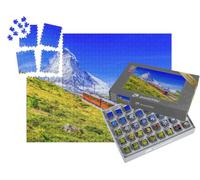 puzzleYOU : Smart Sorted® | Puzzle Photo 1000 pièces « Chemin de Fer du Gornergrat avec Le Cervin, Valais, Suisse »