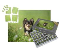 puzzleYOU : Smart Sorted® | Puzzle Photo 1000 pièces « Chien Chihuahua dans Une clairière ensoleillée »