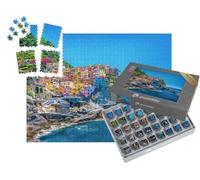 puzzleYOU : Smart Sorted® | Puzzle Photo 1000 pièces « Cinque Terre, Architecture Traditionnelle Italienne »