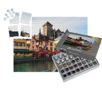 puzzleYOU : Smart Sorted® | Puzzle Photo 1000 pièces « Cité médiévale d'Annecy avec Le Canal du Thiou dans la région Auvergne Rhône-Alpes »