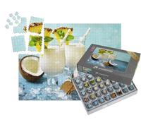 puzzleYOU : Smart Sorted® | Puzzle Photo 1000 pièces « Cocktail Traditionnel des Caraïbes Pina Colada »