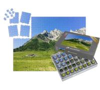 puzzleYOU : Smart Sorted® | Puzzle Photo 1000 pièces « Col de Aravis, France : Paysage de Montagne dans Les Alpes françaises »