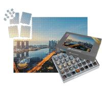 puzzleYOU : Smart Sorted® | Puzzle Photo 1000 pièces « Communication à Singapour »