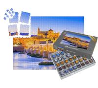 puzzleYOU : Smart Sorted® | Puzzle Photo 1000 pièces « Cordoue : Pont Romain sur Le fleuve Guadalquivir vers la Grande Mosquée »