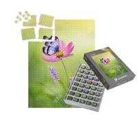 puzzleYOU : Smart Sorted® | Puzzle Photo 1000 pièces « Cosmea et Papillon »