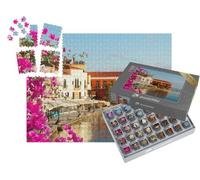 puzzleYOU : Smart Sorted® | Puzzle Photo 1000 pièces « Côte de La Canée avec Vieille Ville, Crète, Grèce »