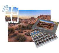 puzzleYOU : Smart Sorted® | Puzzle Photo 1000 pièces « Coucher de Soleil à Jumbo Rocks, Parc National de Joshua Tree, Californie »
