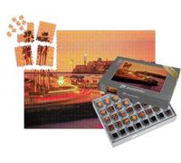 puzzleYOU : Smart Sorted® | Puzzle Photo 1000 pièces « Coucher de Soleil à La Havane avec Vue sur Le Phare d'El Morro »