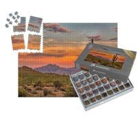 puzzleYOU : Smart Sorted® | Puzzle Photo 1000 pièces « Coucher de Soleil dans Le désert de Sonoran près de Phoenix, Arizona »