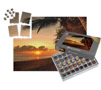 puzzleYOU : Smart Sorted® | Puzzle Photo 1000 pièces « Coucher de Soleil dans Le Parc National de Corcovado, Costa Rica »