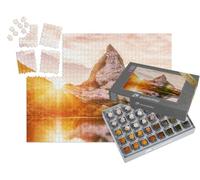 puzzleYOU : Smart Sorted® | Puzzle Photo 1000 pièces « Coucher de Soleil sur Le Cervin au-Dessus du Riffelsee, Suisse »