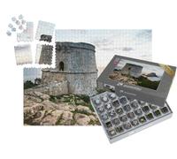 puzzleYOU : Smart Sorted® | Puzzle Photo 1000 pièces « Coucher de Soleil sur l'île d'Es Vedra, Ibiza »