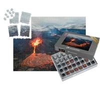 puzzleYOU : Smart Sorted® | Puzzle Photo 1000 pièces « Coulées de Lave sur Un Volcan Actif en Islande »